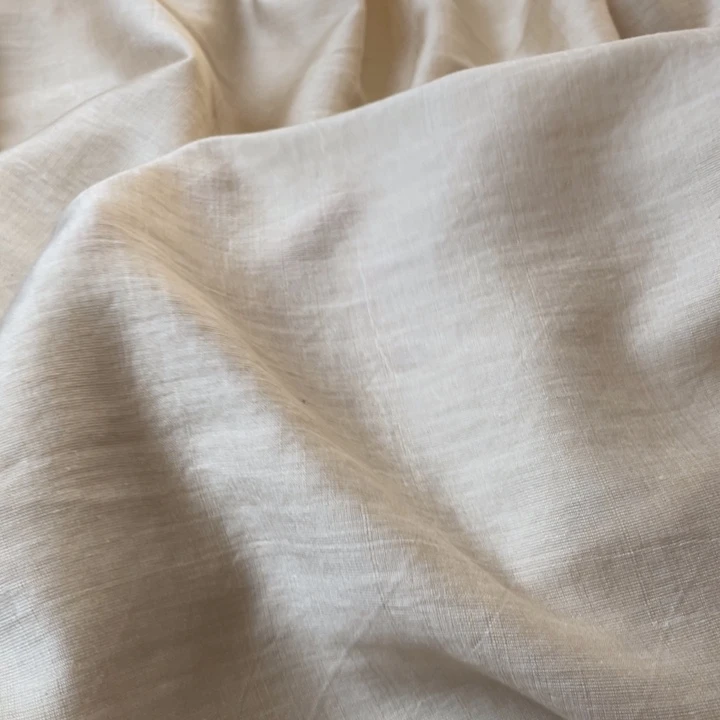 杏色棉麻2米。