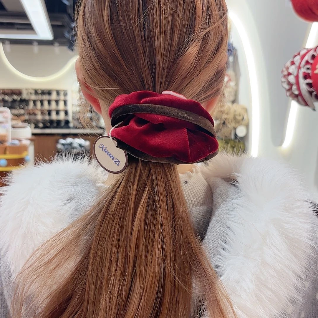 皮质铁合金发饰发夹