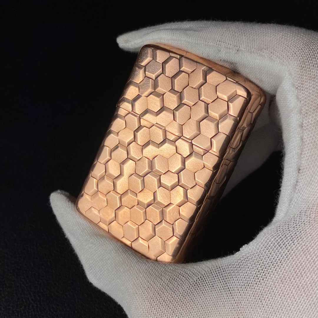 ZORRO佐罗二代盔甲金城石紫铜盔甲个性送礼自用盘玩煤油打火机