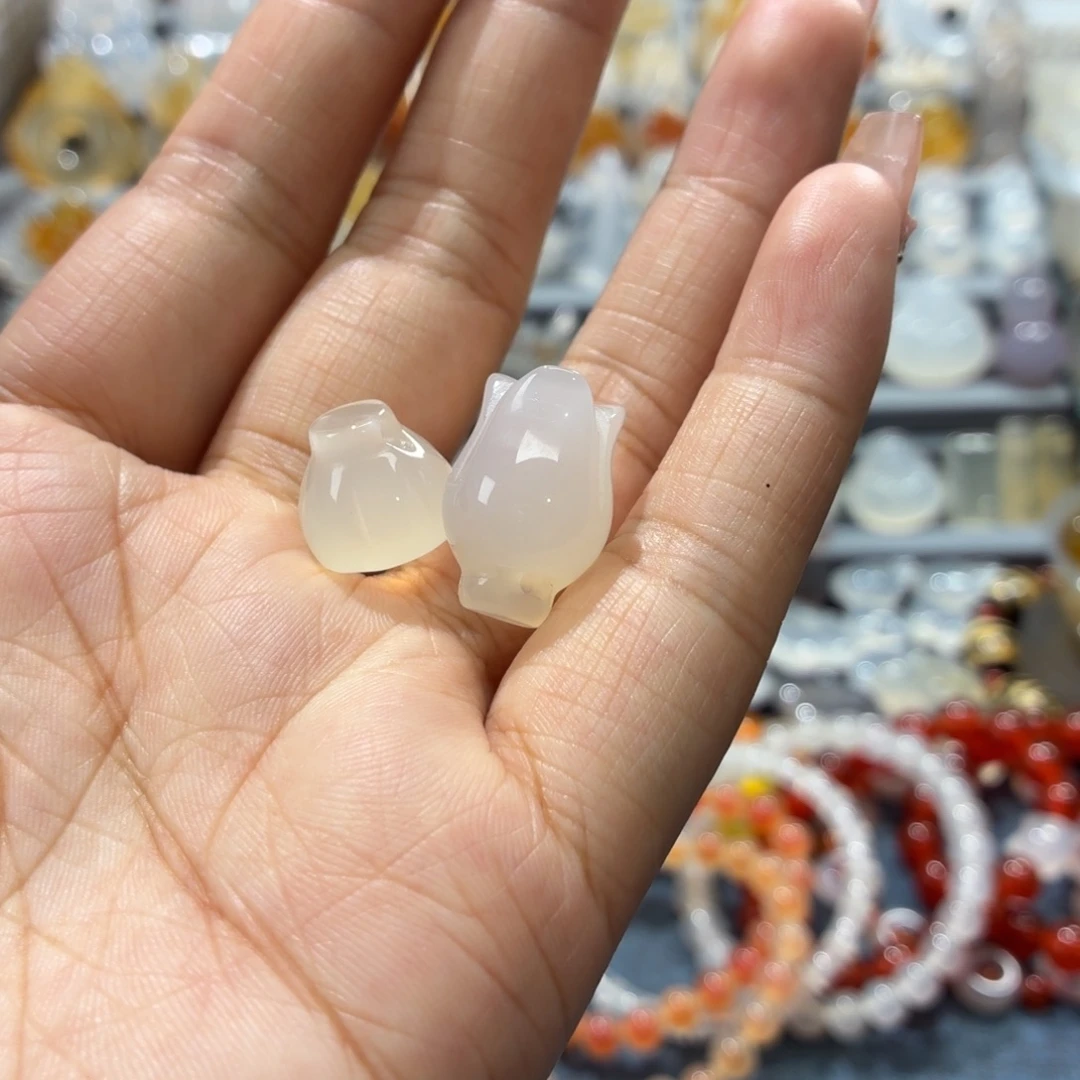 玛瑙/玉髓未镶嵌吊坠(不含链)