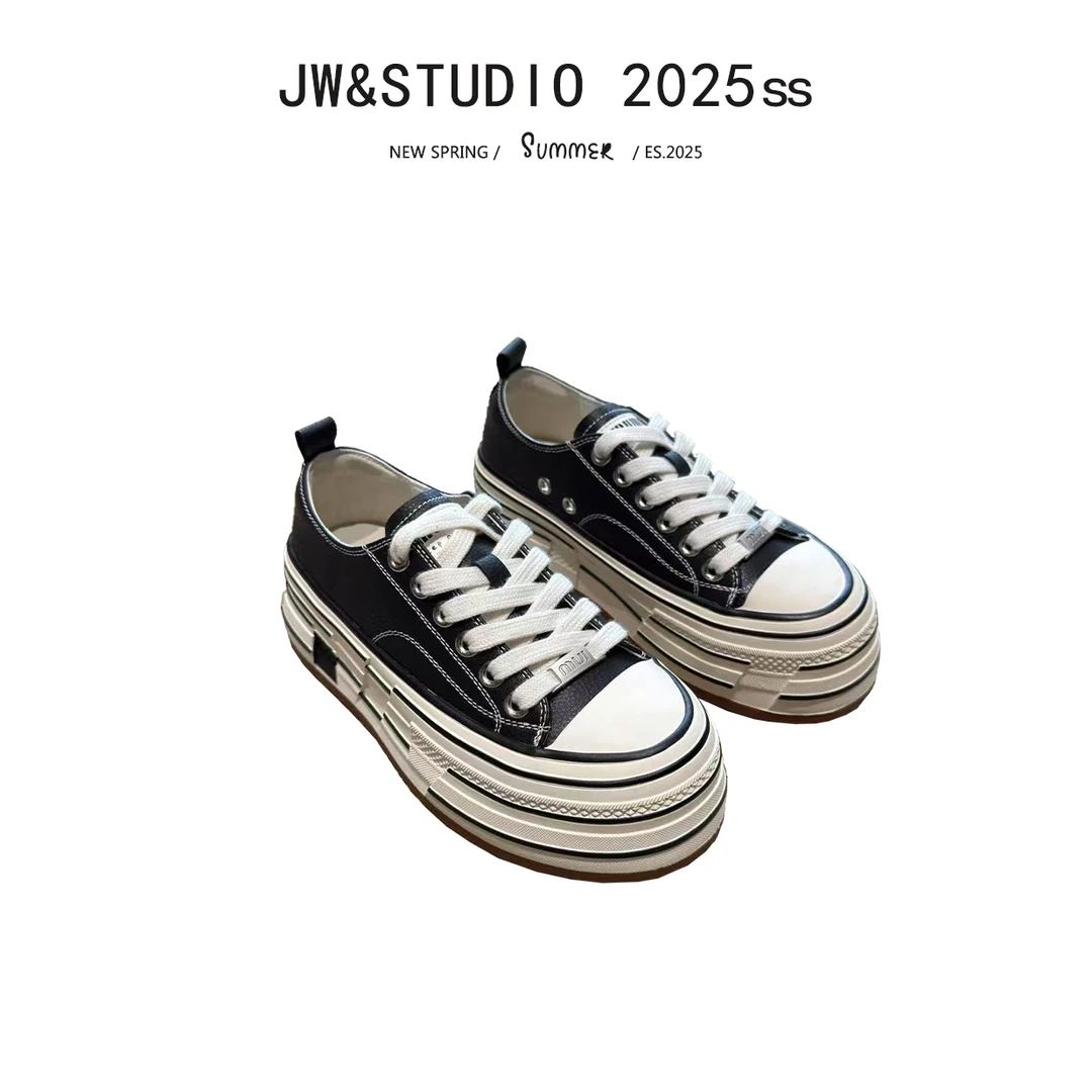 2025春季新品时尚百搭女款小众ins潮流休闲低帮鞋5550233