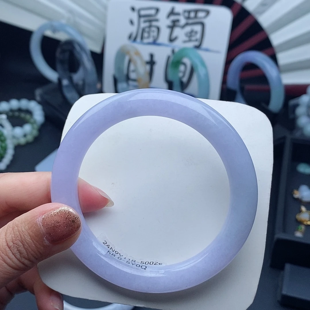 翡翠手镯未镶嵌58翡翠手镯