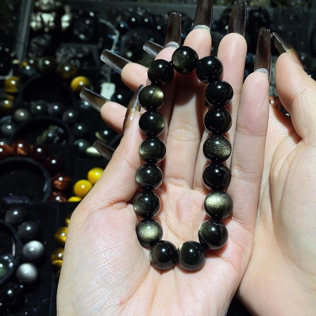 黑曜岩手链未镶嵌征*