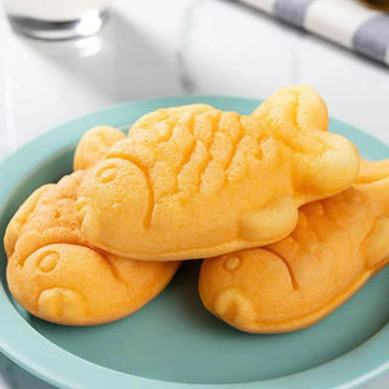 【年货好特卖】吉利人家鱼仔形烧蛋糕240g/袋早餐蛋糕面包早餐代餐