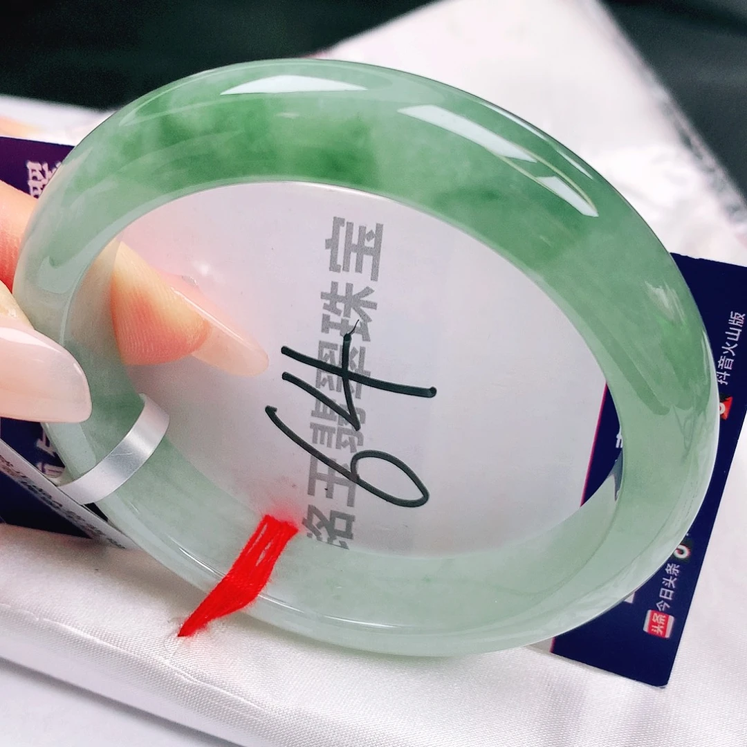 翡翠未镶嵌手镯缅甸天然a货翡翠手镯