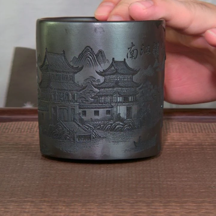 茶杯紫砂高货放漏
