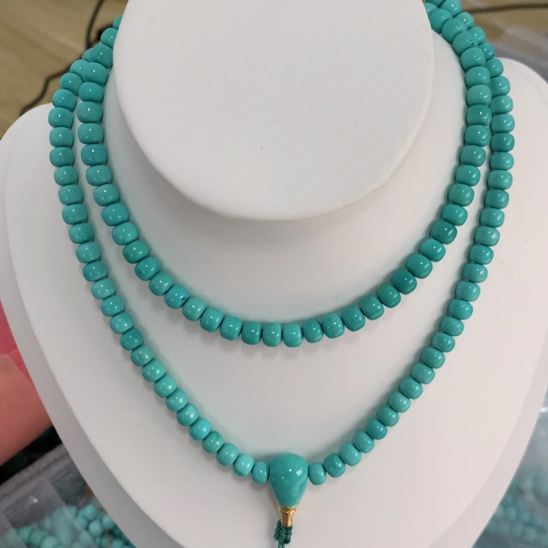 绿松石未镶嵌珠宝奇石5.7mm