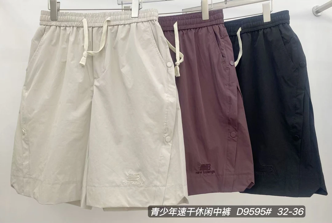 【9595-黑色】青少年工装五分裤