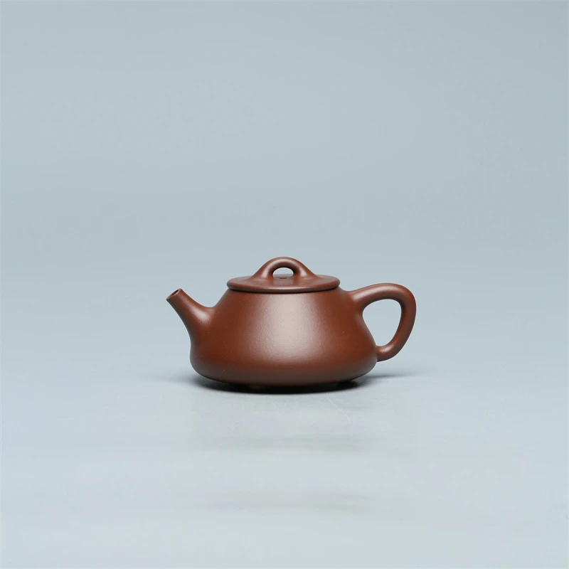 THXZS2021[学茶严选]平盖石瓢170cc茶壶 紫砂