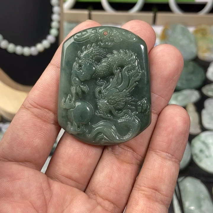 翡翠未镶嵌挂件挂件