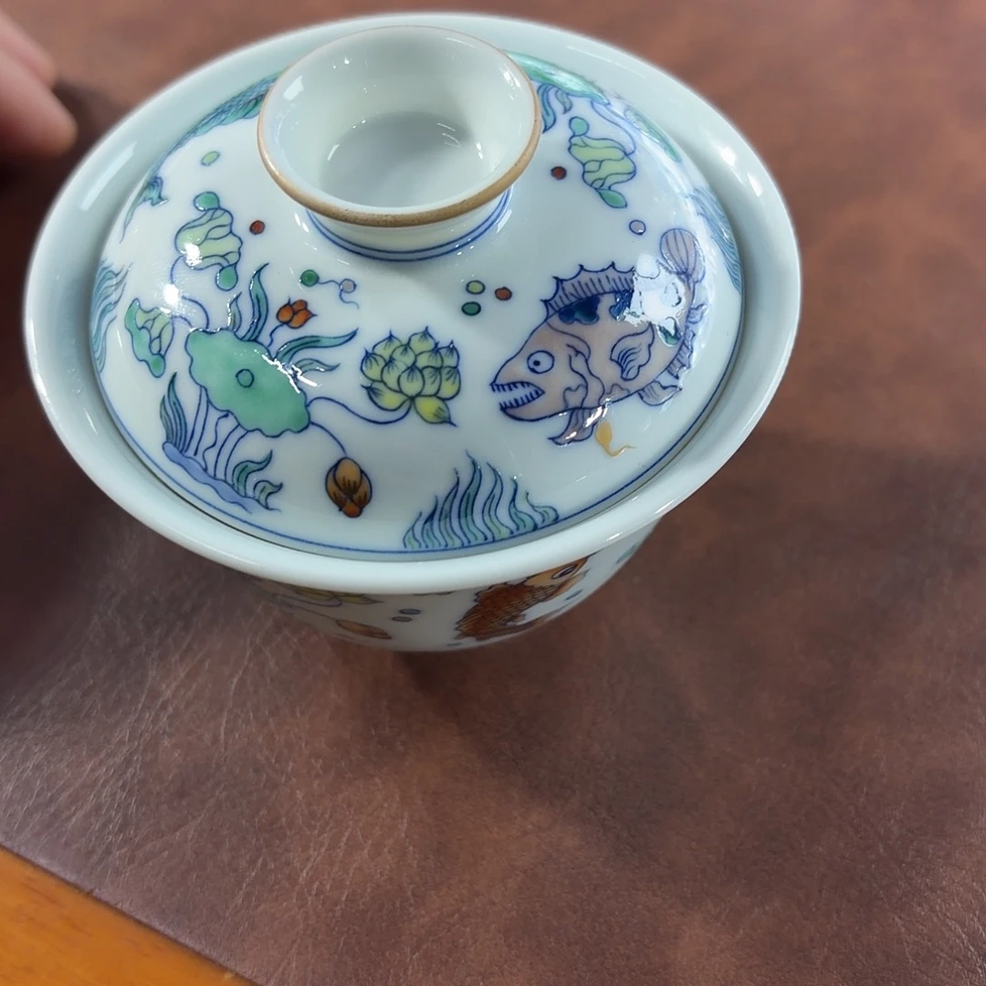 陶手工手绘的陶瓷杯