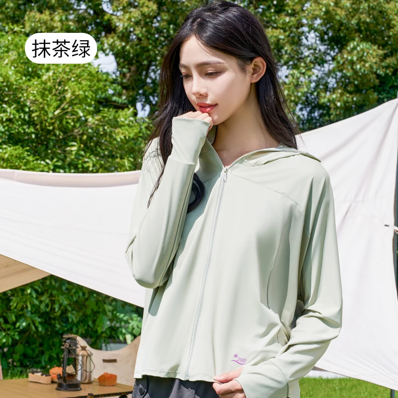 【3.0版 冰感原纱真防晒】顶配黑胶帽檐防晒衣防紫外线加长版W