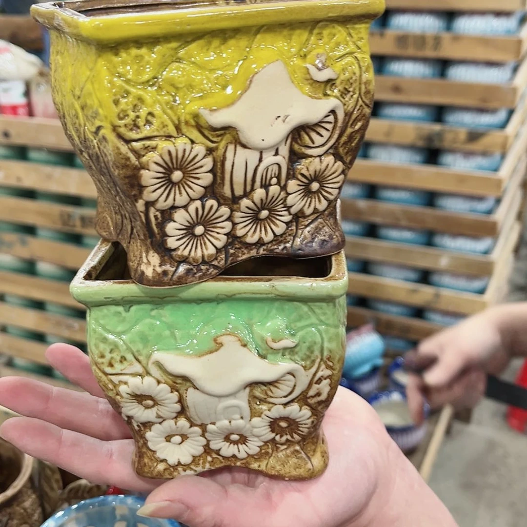 【闪购商品】陶瓷福利品凑满10元发货陶瓷花盆