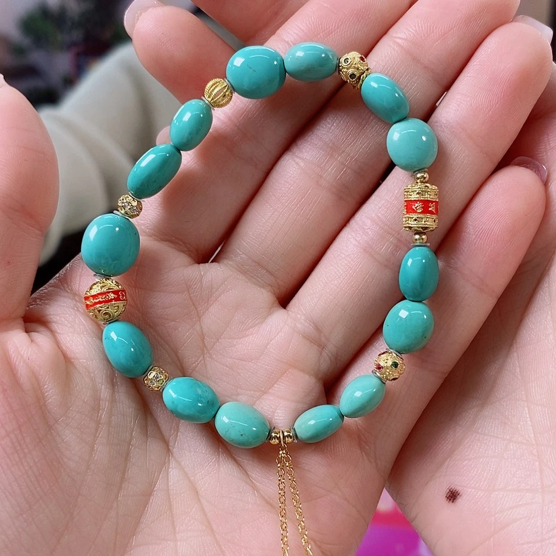 绿松石银S925镶嵌珠宝奇石