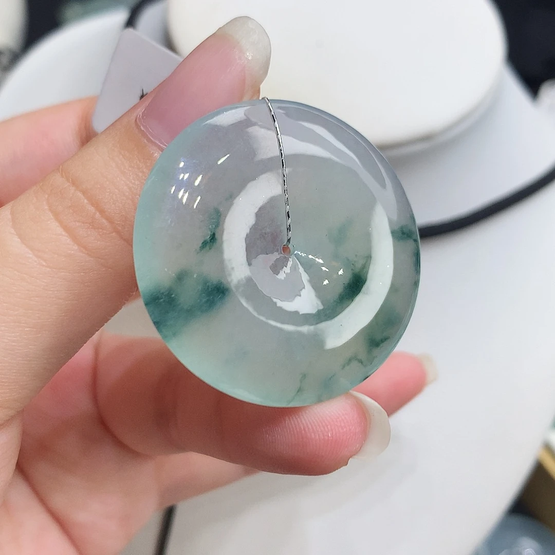 翡翠未镶嵌颈饰翡翠75，35.5/5.8