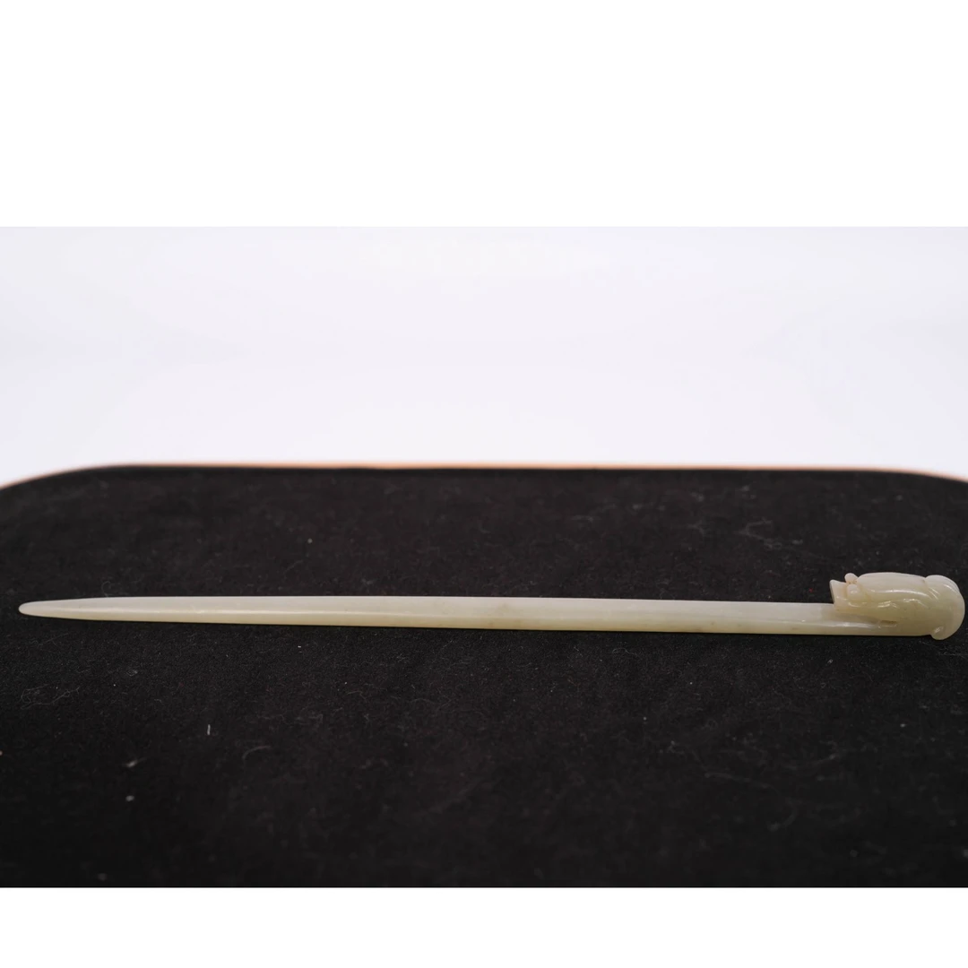 【南宫秀｜文物商店】清代前期龙头玉发簪