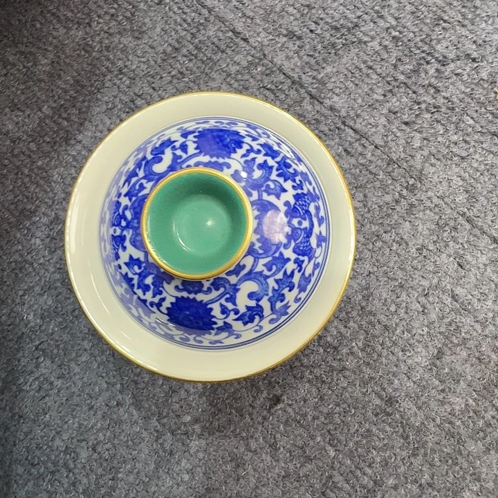 梅***詞888888886666666666青花三才盖碗，，