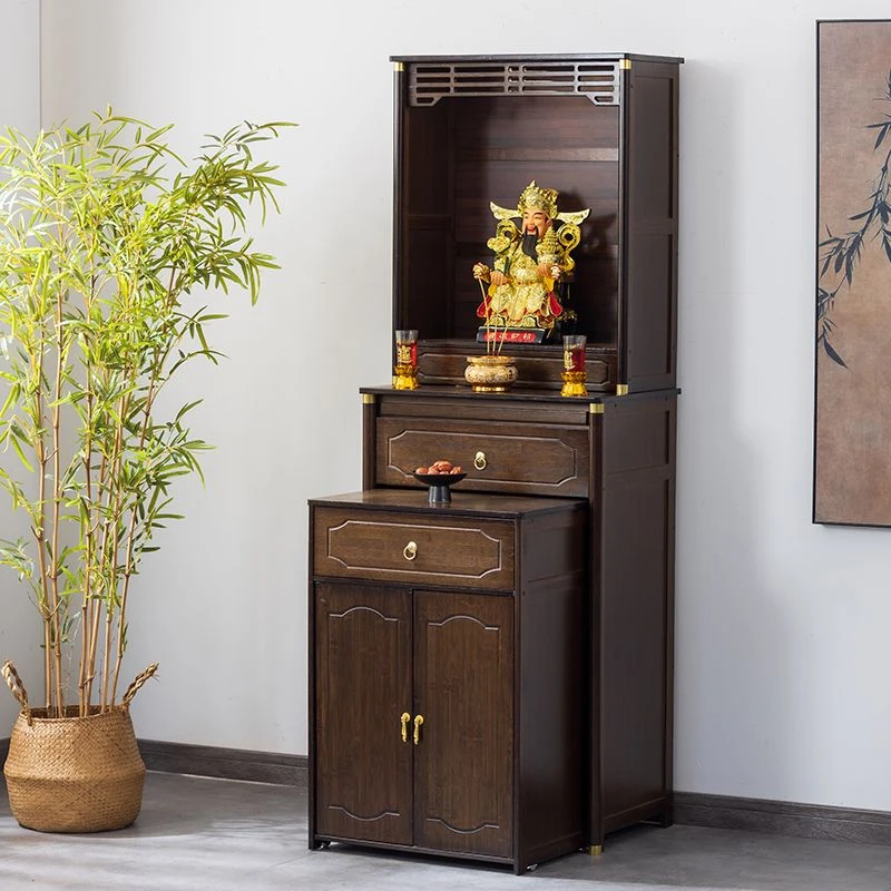 新中式供桌立柜香案佛台神台贡桌供奉财神爷佛台供桌供桌家用
