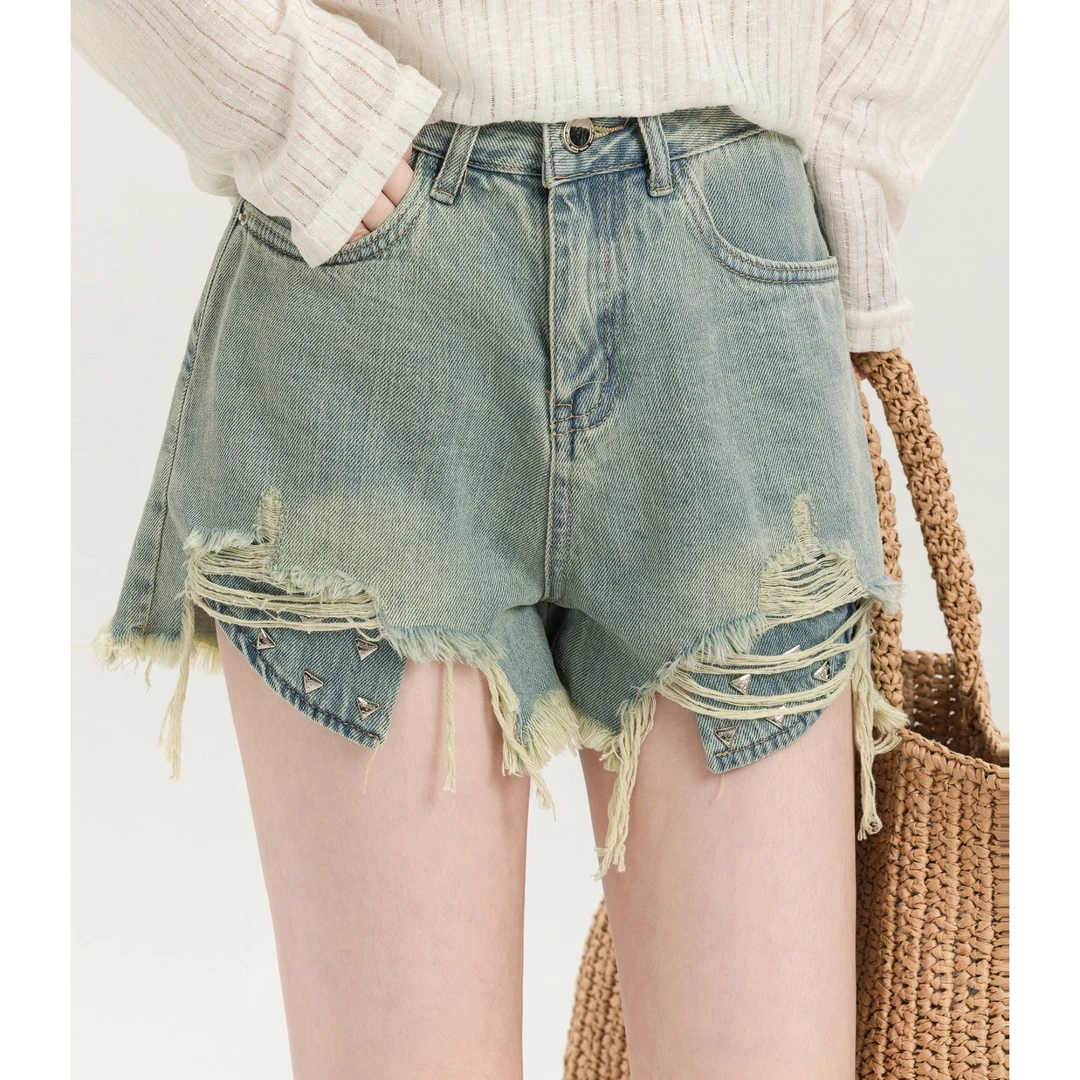 【林千入！清清】YT-韩235330-牛仔裤