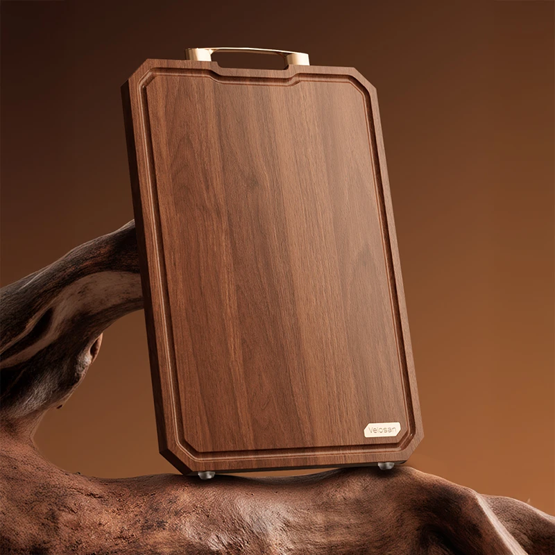 温仑山黑金檀木菜板抗菌加厚双面