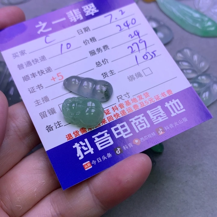 翡翠未镶嵌颈饰C**i