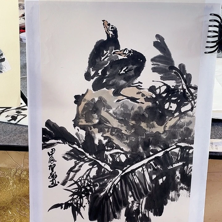 国画张圣敏先生纯手绘作品