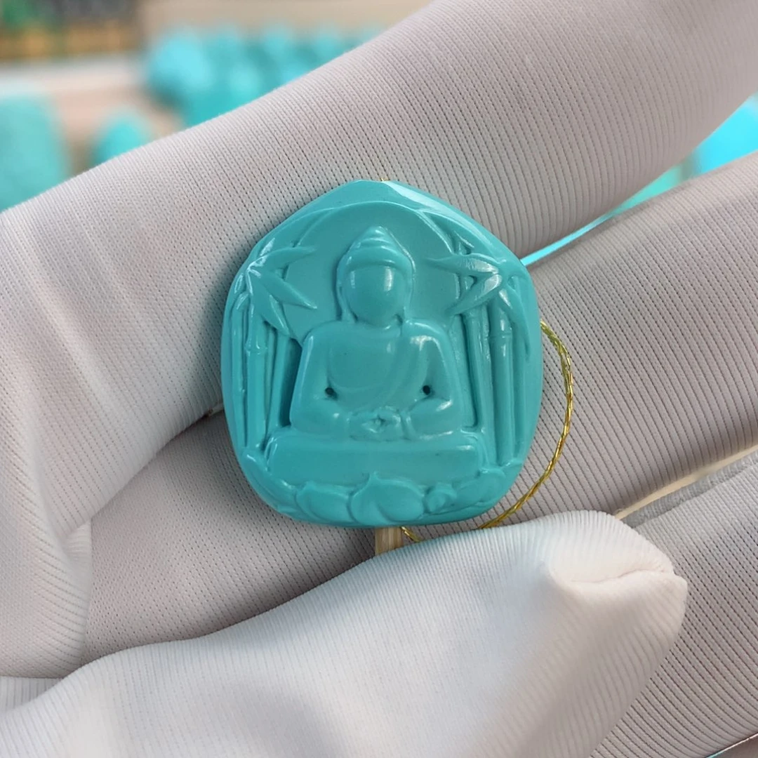 绿松石挂件未镶嵌