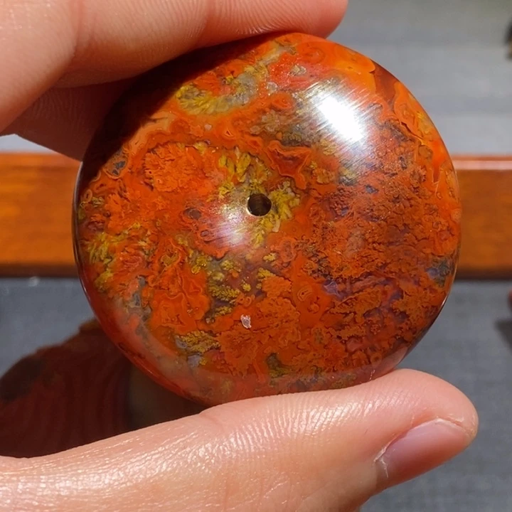 天***狼玛瑙/玉髓未镶嵌颈饰