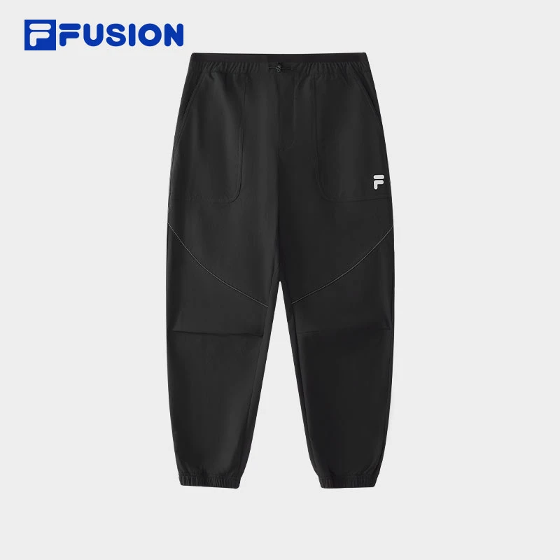 FILA FUSION斐乐【欧若风】束脚裤男款运动休闲梭织长裤T11M511802F