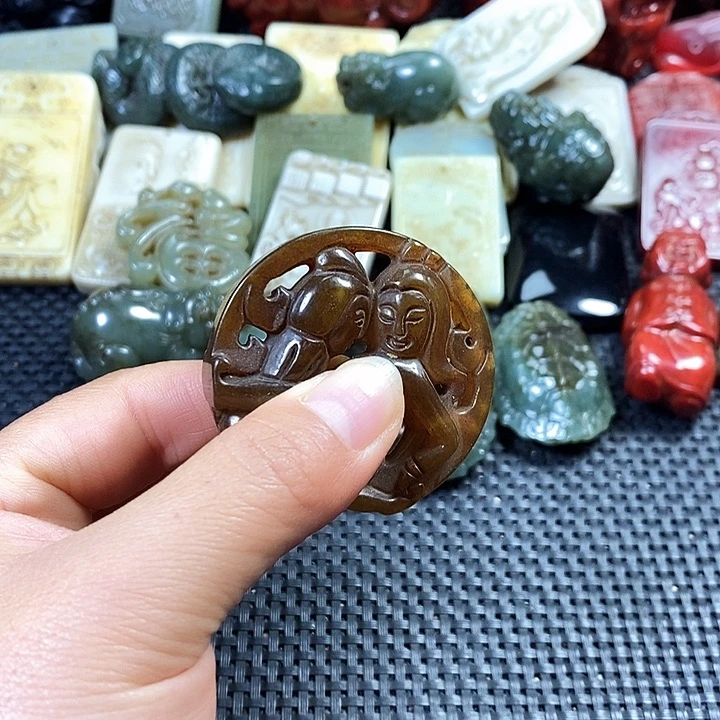 把件白玉菩提精选