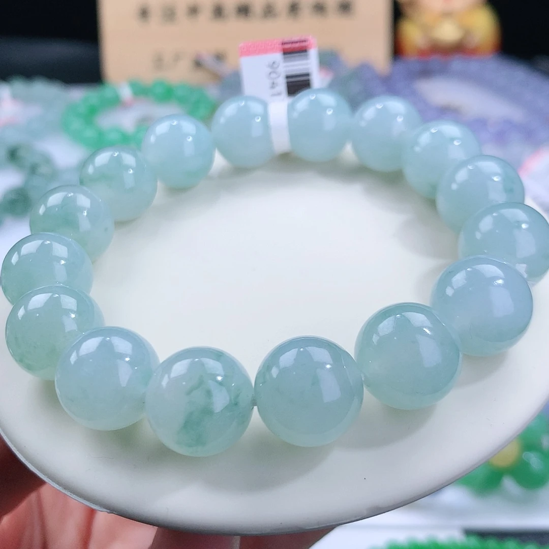 翡翠手链未镶嵌卡13