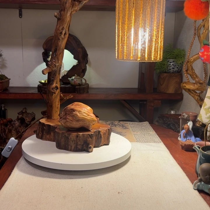 团***圆木禅意风摆件家居装饰品