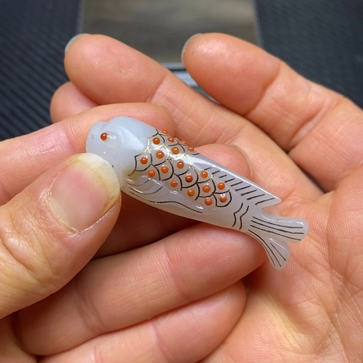 和田玉挂件未镶嵌醉*