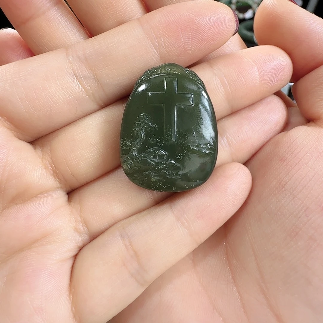 和田玉未镶嵌颈饰清货有棉的不退换