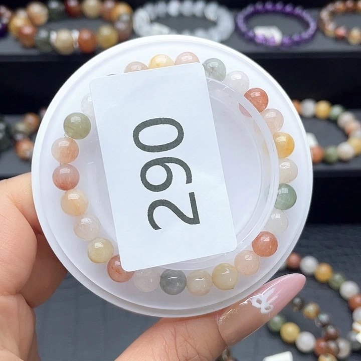 水晶手链未镶嵌多样性发一条