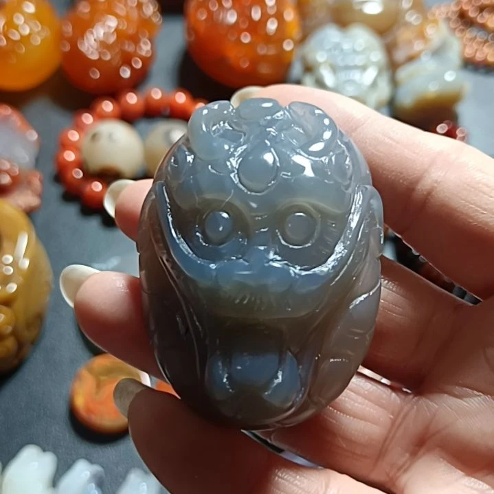 玛瑙/玉髓未镶嵌腰带扣