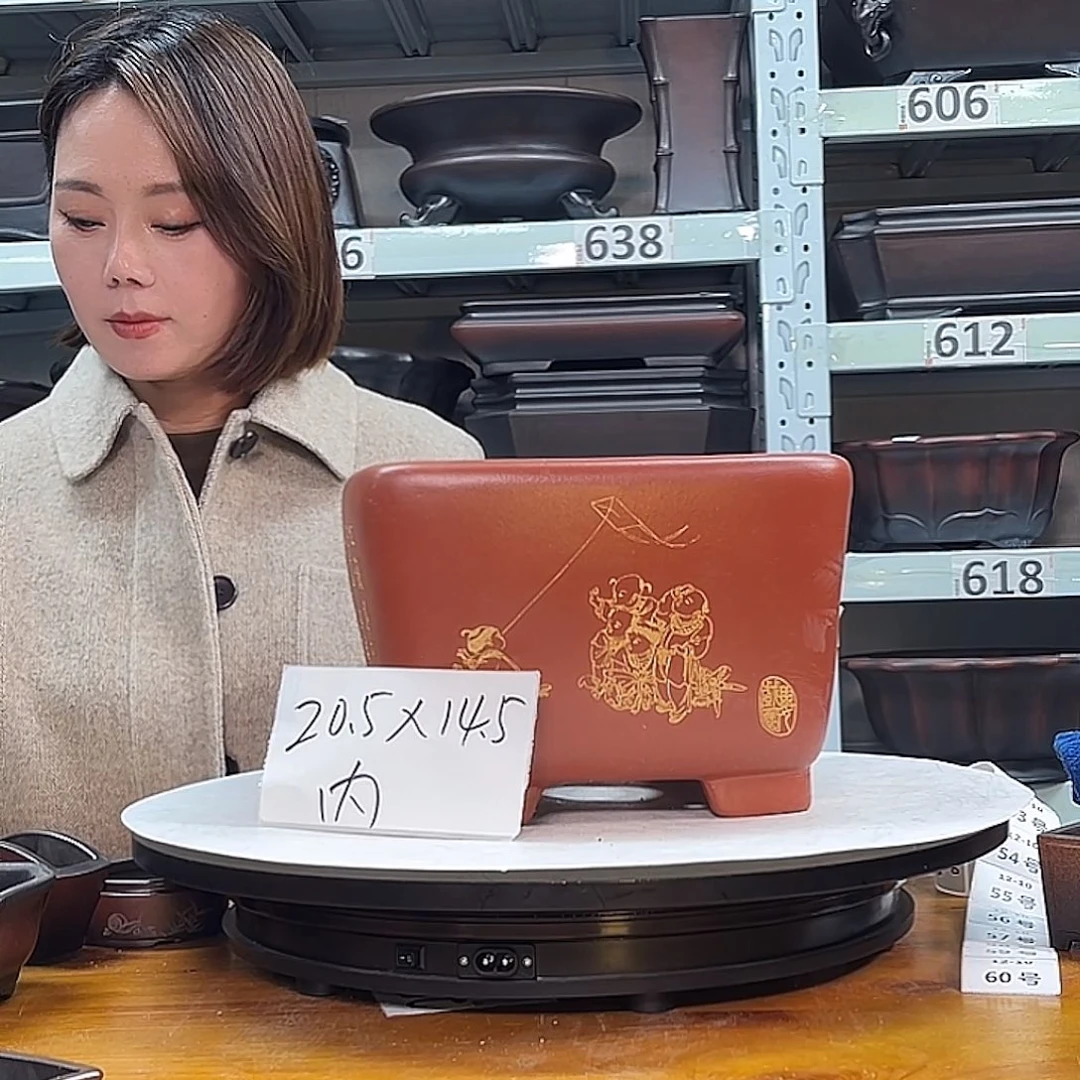 紫砂花盆宜兴紫砂19号