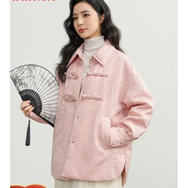 【开年福利】马克华菲女装新中式国风休闲鸭绒外套 F44014A170