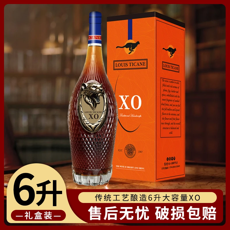 【TY】路易帝卡尼.金爵XO白兰地40%vol 6L*1