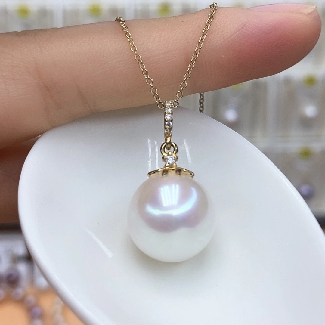 淡水珍珠项链合金