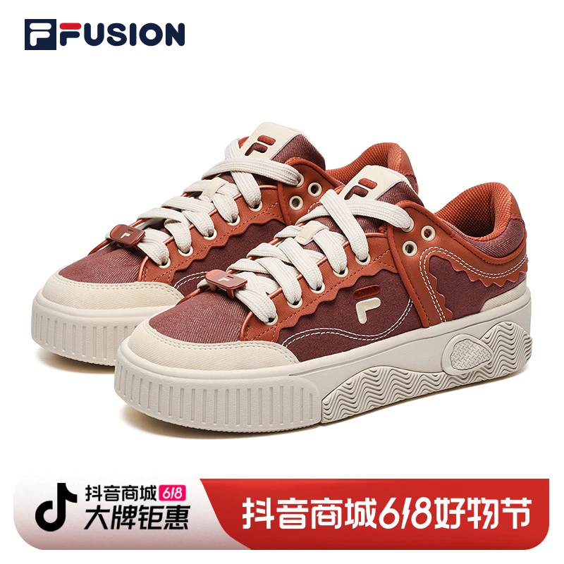 FILA FUSION 斐乐鞋透气经典饼干潮流板鞋休闲鞋百搭T12W232201