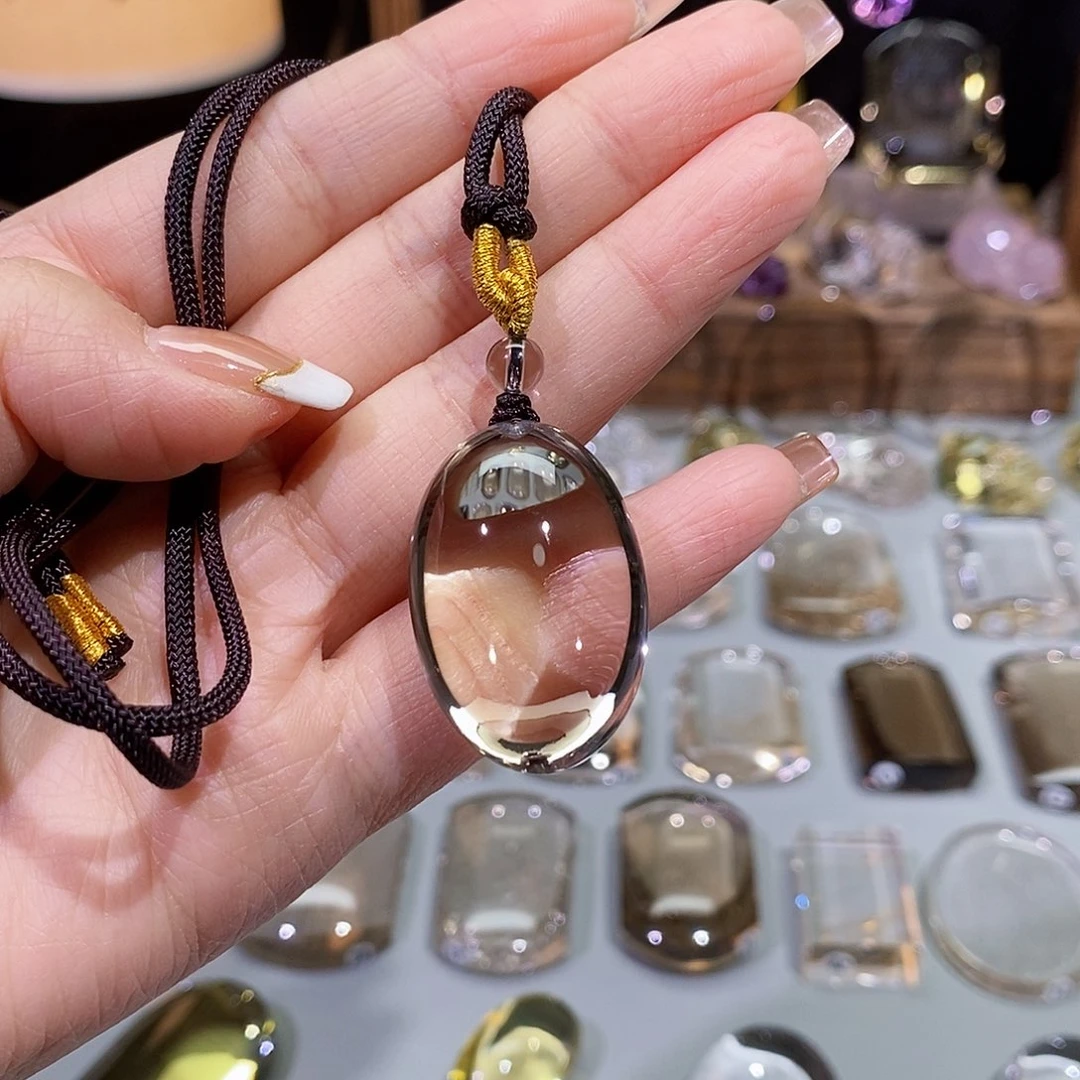 颈饰未镶嵌水晶天然水晶吊坠