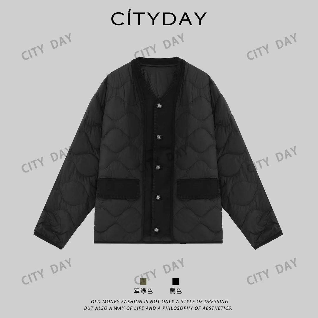 CityDay【楠哥】冬天第一炮·莫扎特轻薄拼双面呢羽绒道袍 250263