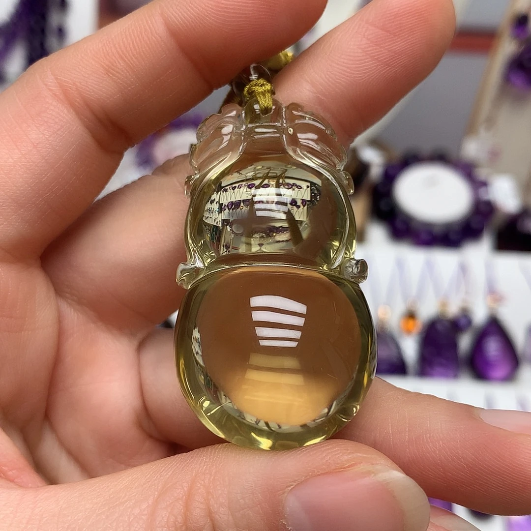 未镶嵌黄晶颈饰L 福禄