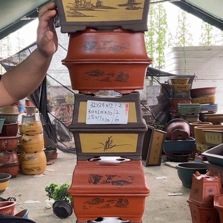 紫砂花盆紫砂紫砂