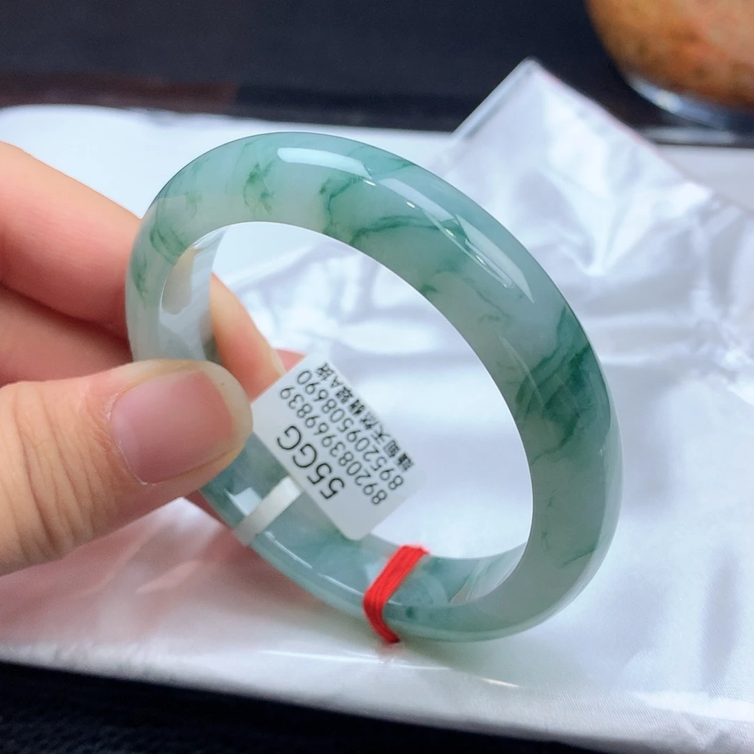 翡翠未镶嵌手镯天然缅甸翡翠A货手镯