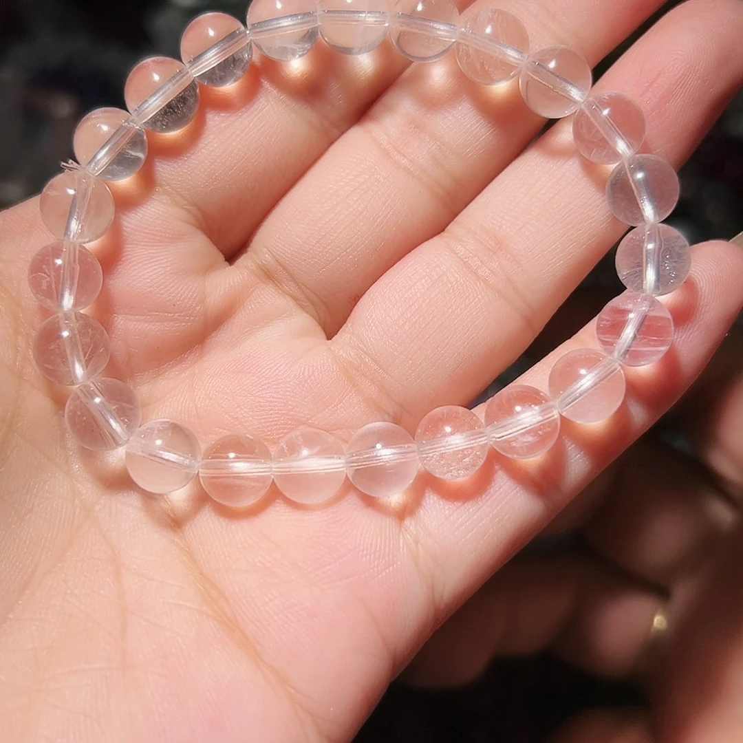 水晶手链未镶嵌白水晶9毫米