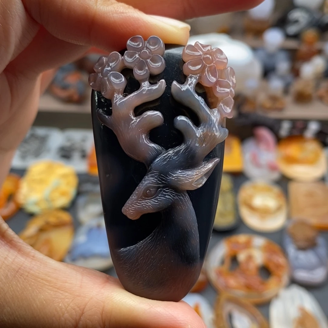 未镶嵌吊坠(不含链)玛瑙/玉髓
