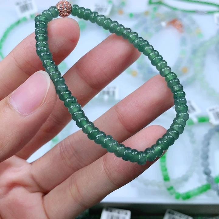 未镶嵌手链翡翠翡翠