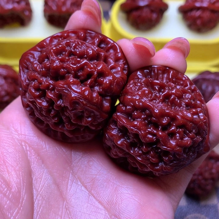 文玩核桃吊坠官帽43